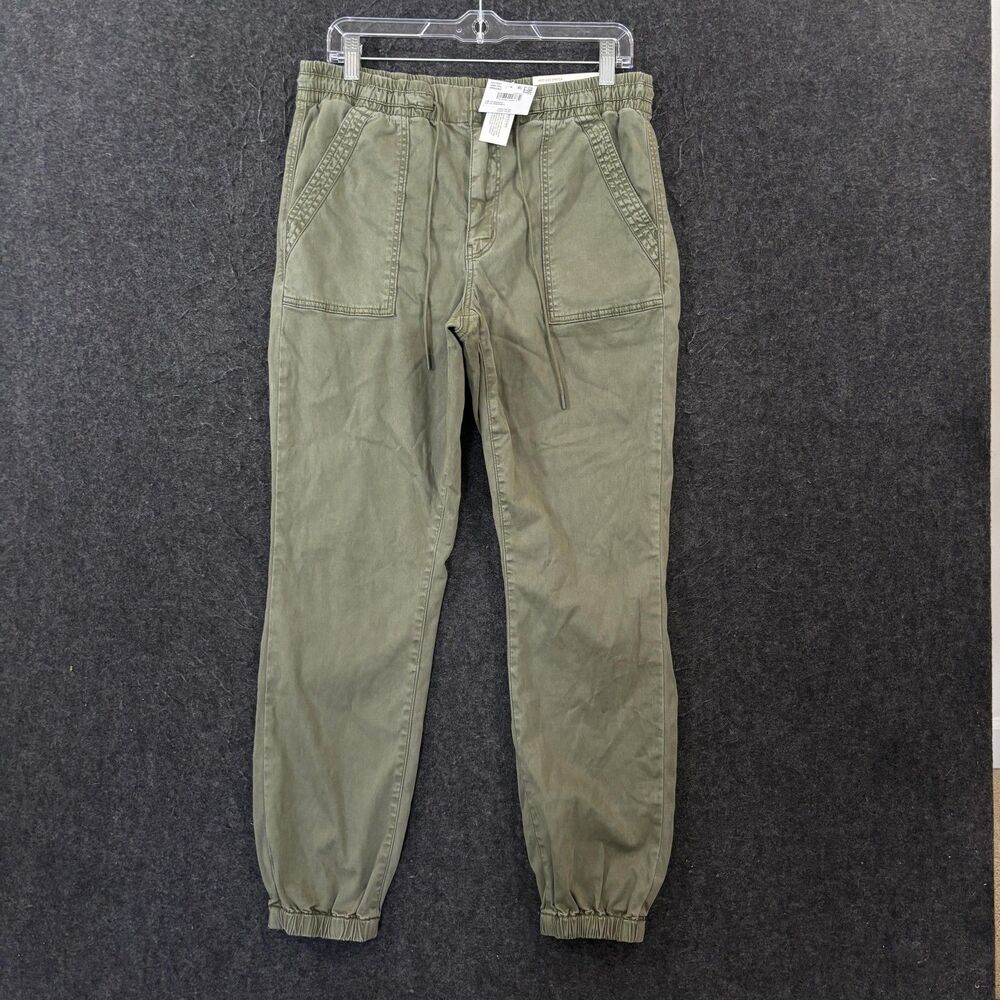 American Eagle Jogger Pants Women's 12 Green Next Level Stretch Jegging Twill
